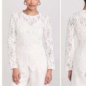 Chloe Kristyn Alexis Long Sleeve Crochet Top